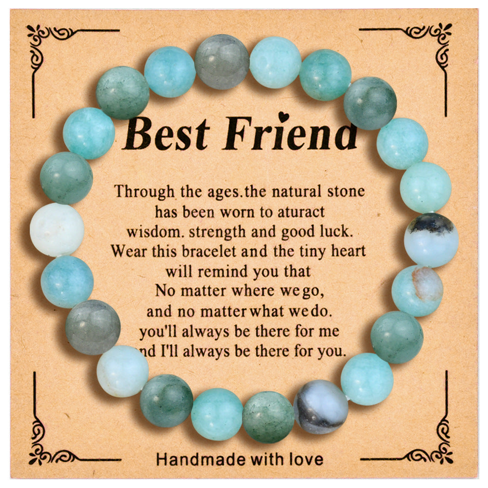 Wholesale  8mm colorful crystal beaded bracelet