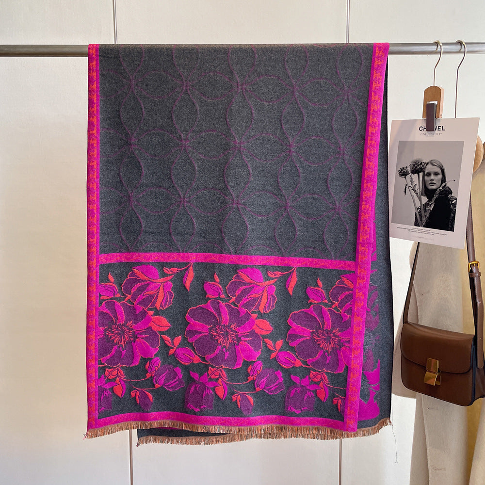 Wholesale Winter Thickened Imitation Cashmere Scarves