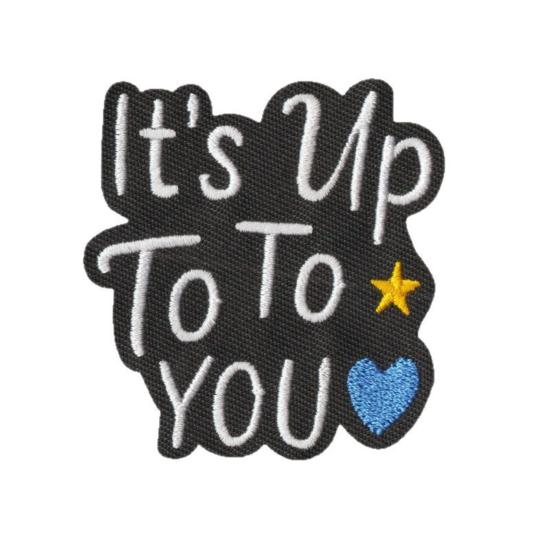 Wholesale Cartoon English Iron On Embroidered Patches 9 Piece Set Fashion Sewing Accessory For Clothing Towel Decor Gift Boutique Resale