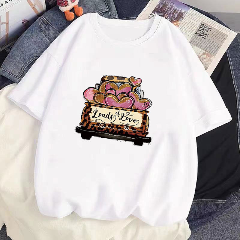 Wholesale Pink Valentine' s Day Pattern UV DTF Ready to Press Transfers Wrap