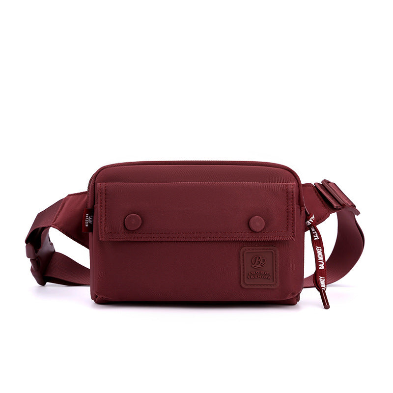 Bolsa de cintura deportiva de tela de nylon repelente al agua