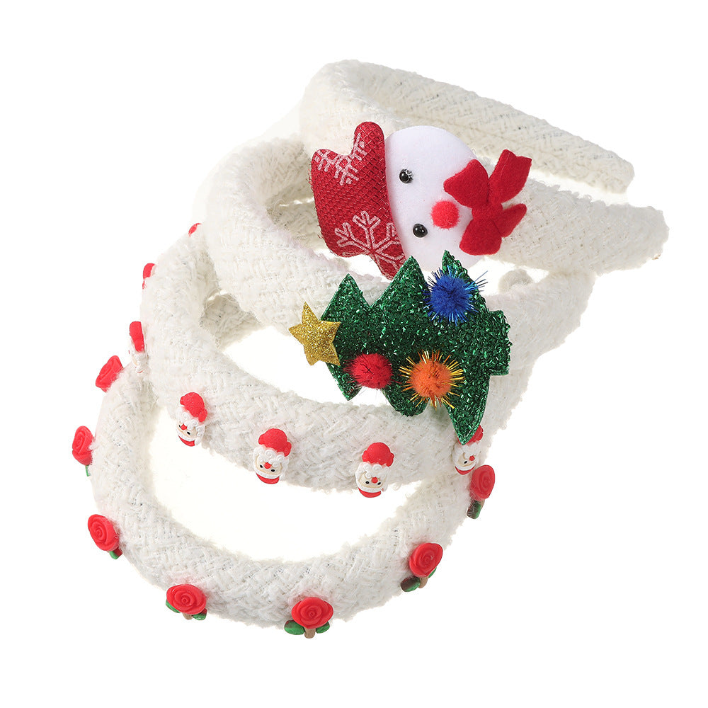 Wholesale Christmas Fabric Hair Bands