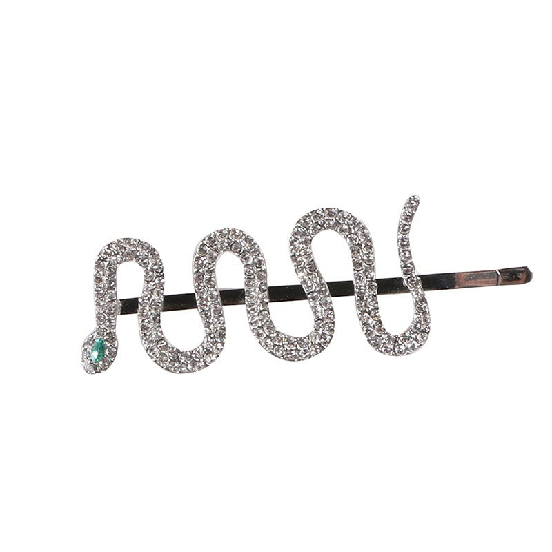 Wholesale trendy full diamond side hairpin clip hair accessories