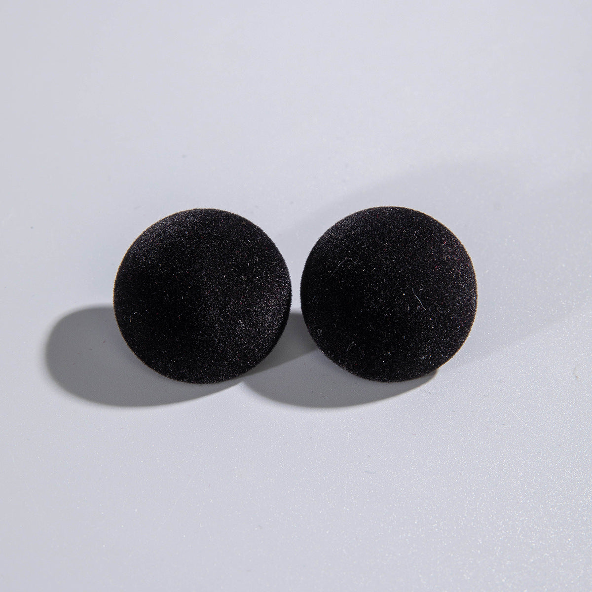 Wholesale Resin  Vintage Velvet Texture Love All-match Earrings Ear Studs