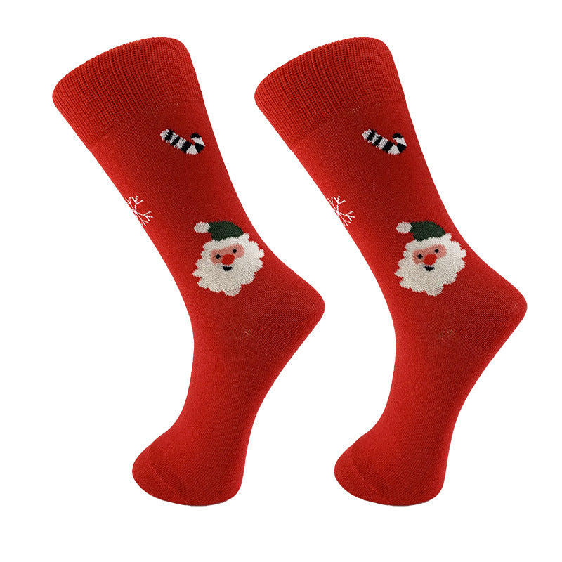 Wholesale Santa Claus Gingerbread Man Striped Cartoon Stockings