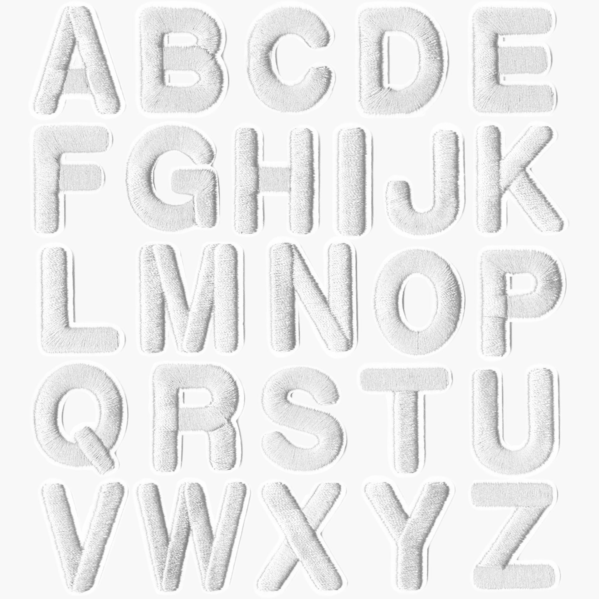 Wholesale 26 Piece A Z Embroidered Iron On Letter Patches DIY Decorative Clothing Accessory Gift Boutique Resale