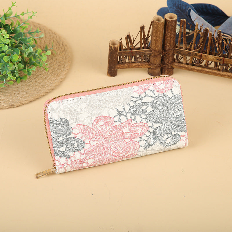 Wholesale Fashion Single Pull Soft Leather Women's Wallet