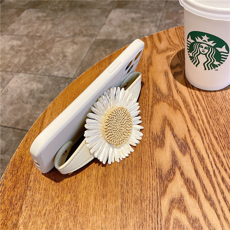 Caso de teléfono de la muñeca de girasol al por mayor TPU