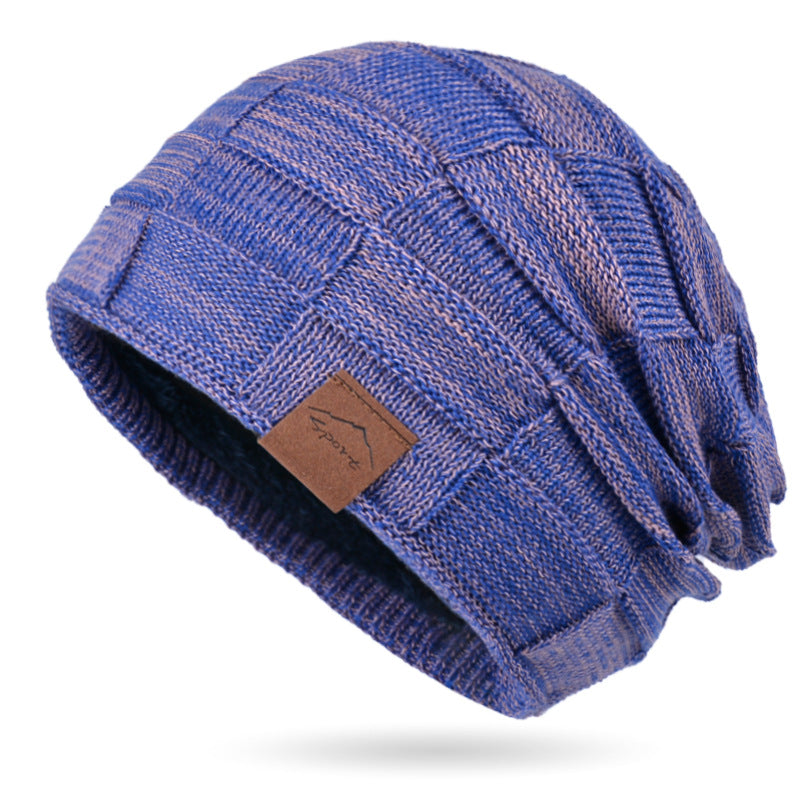 Wholesale Plush Mixed Color Fashionable All-match Beanie