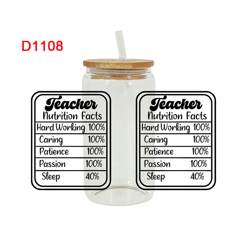 Wholesale Pink Girl Birthday Series 16oz Cup UV DTF Wraps