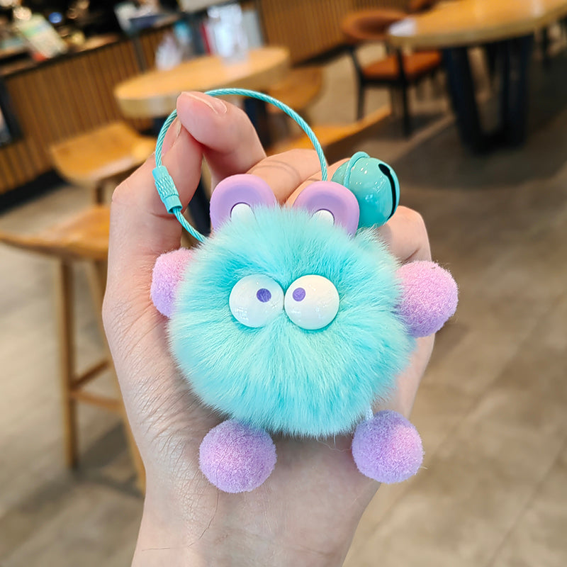 Wholesale Cute Elf Plush Ball Keychains