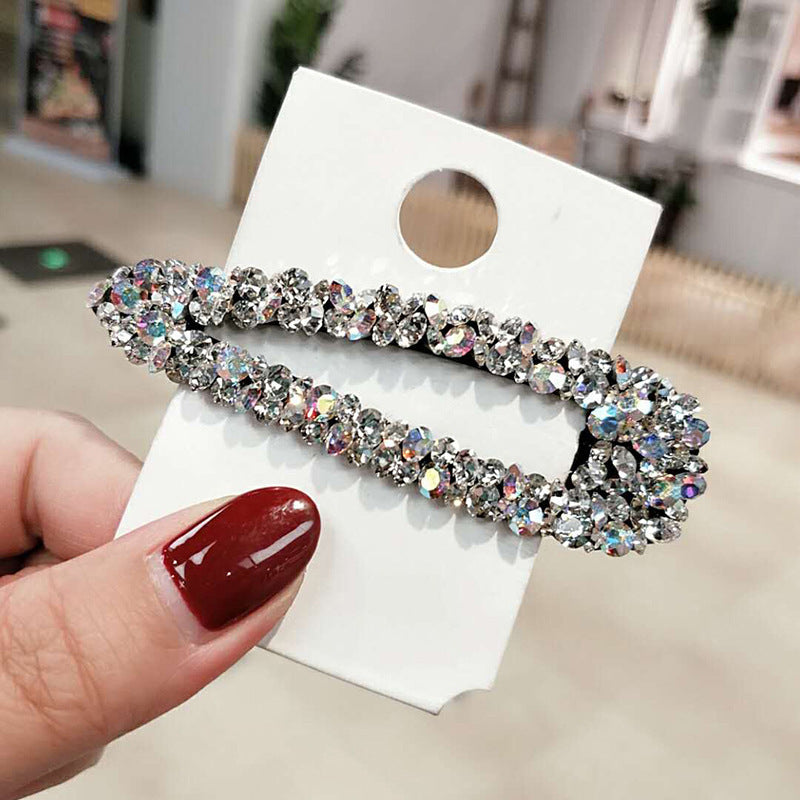 Wholesale Rhinestone Color Diamond Hollow Hairpin