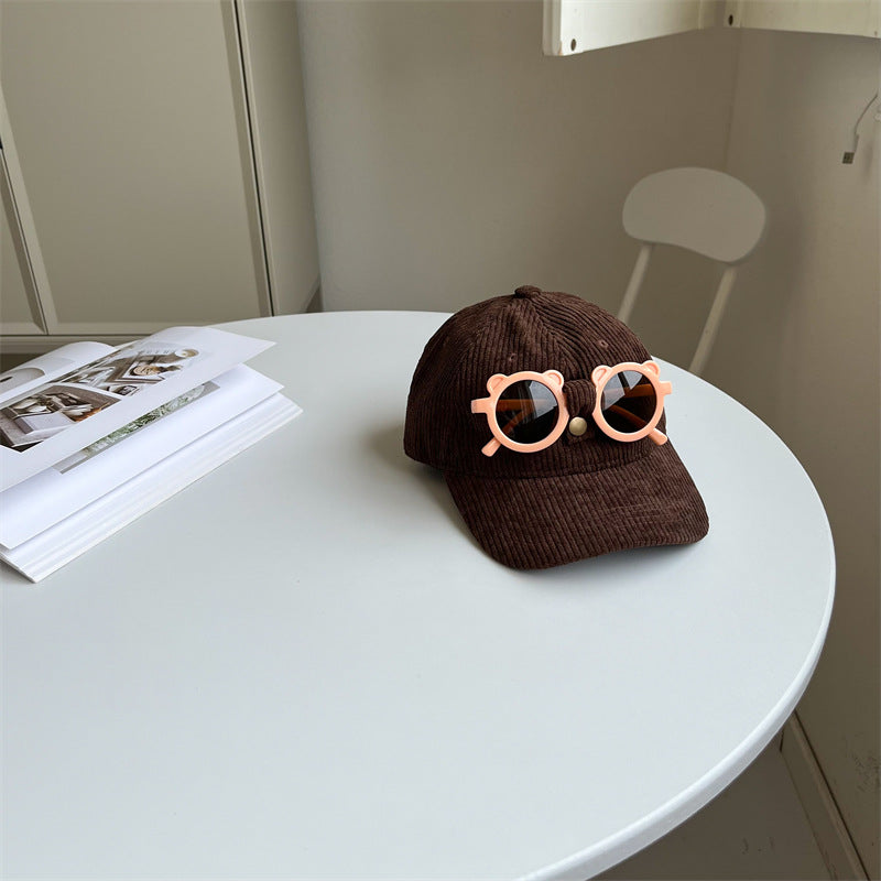 Wholesale Cotton Children's Cartoon Sunglasses Hat