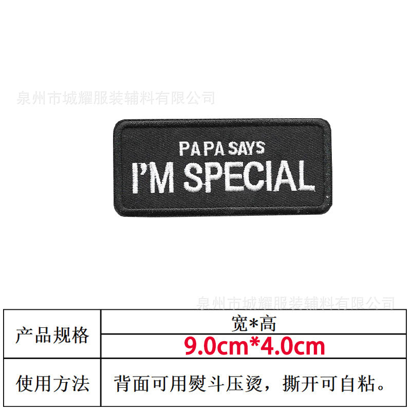 Wholesale Embroider Velcro Custom Cartoon Cloth Stickers Tactical Patches