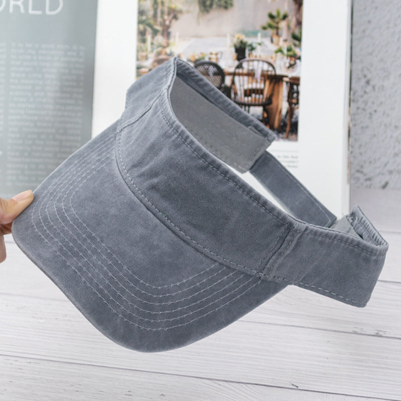 Wholesale Washed hollow hat summer outdoor sports breathable retro old baseball cap