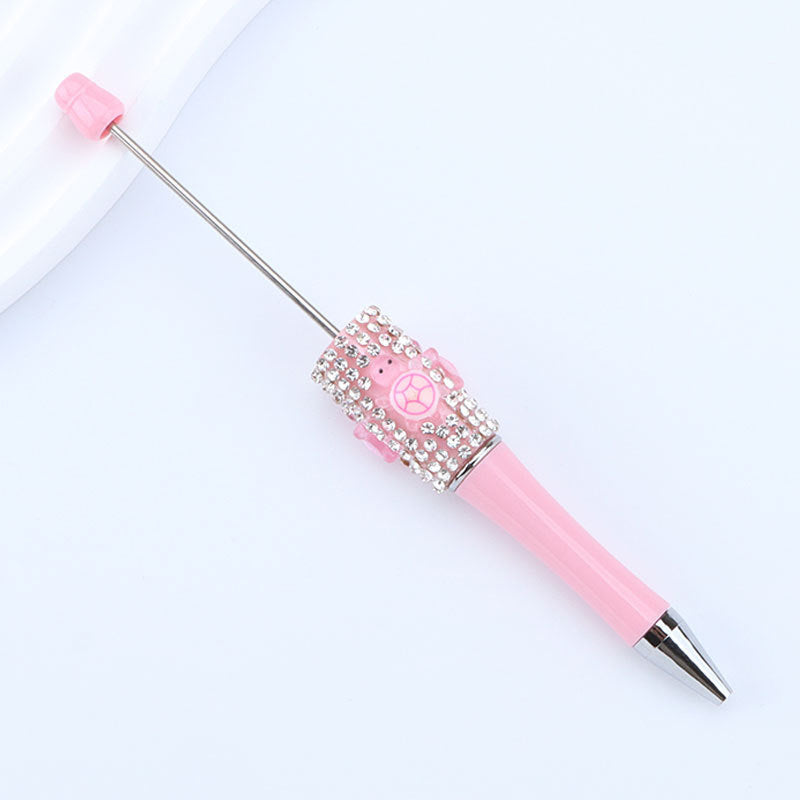 Wholesale Sugar set with diamonds  small turtle  crushed diamonds  beadable pens