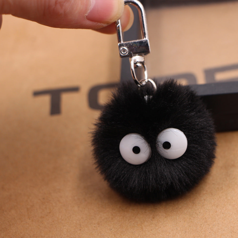 Wholesale Anime Soot Keychain Pendant Cross Eyed Design Alloy Fashion Accessory Bag Charm Gift Boutique Resale OLY Exclusive