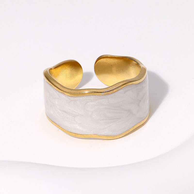 Wholesale Open-Style Stainless Steel Ring — Minimalist &  Understated Design ( Non-Fading)