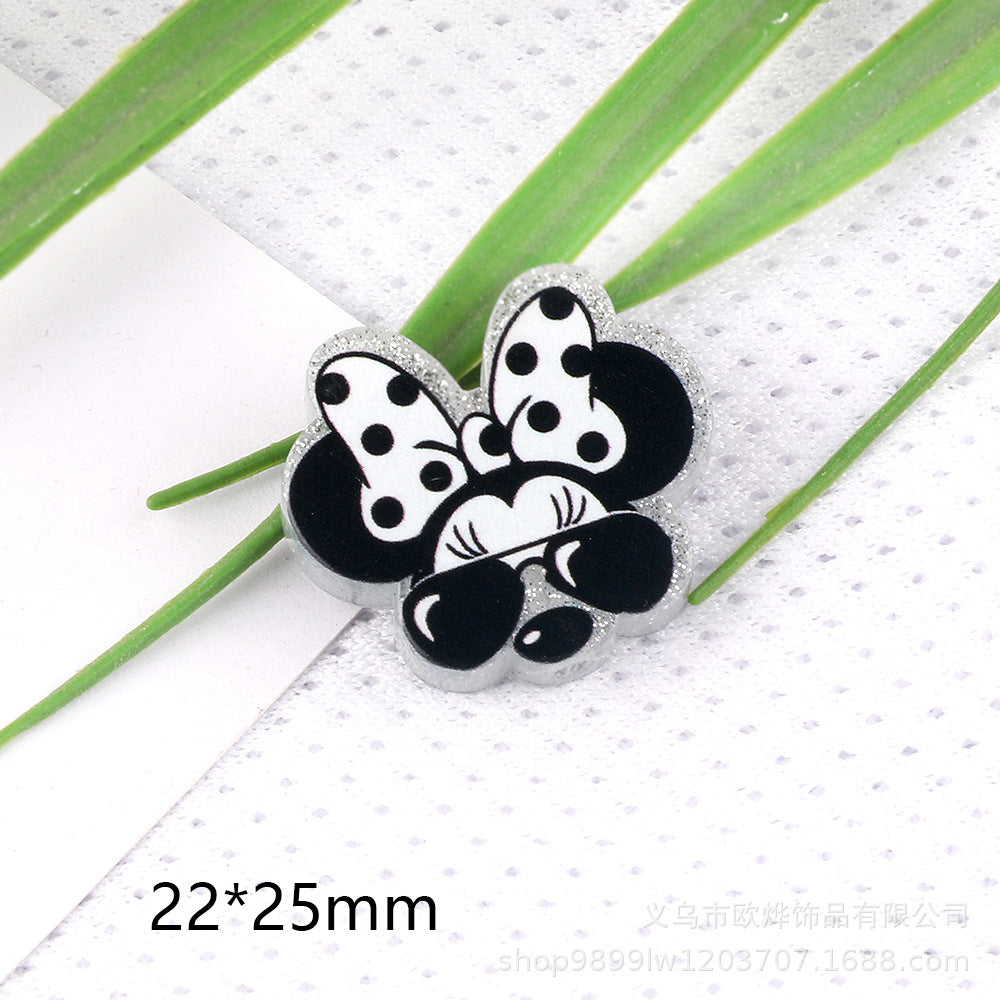 Wholesale 10pcs Cute cartoon characters Flatback