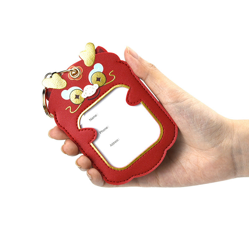 Wholesale Dragon New Year PU Pendant, ID Card Set, Keychain