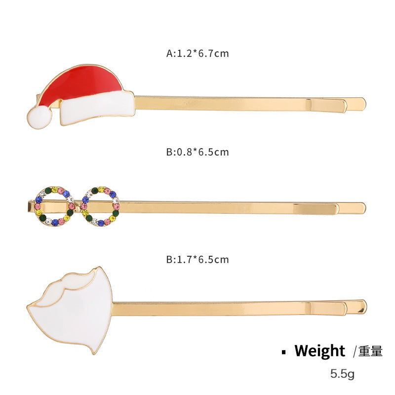 Wholesale Christmas Alloy Drip Oil Clip Set