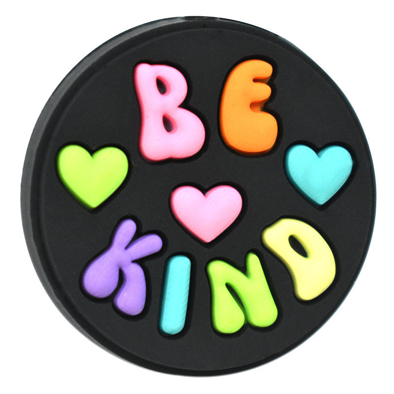 Wholesale Random 100pcs Flower Horror  Phrase Focal Beads