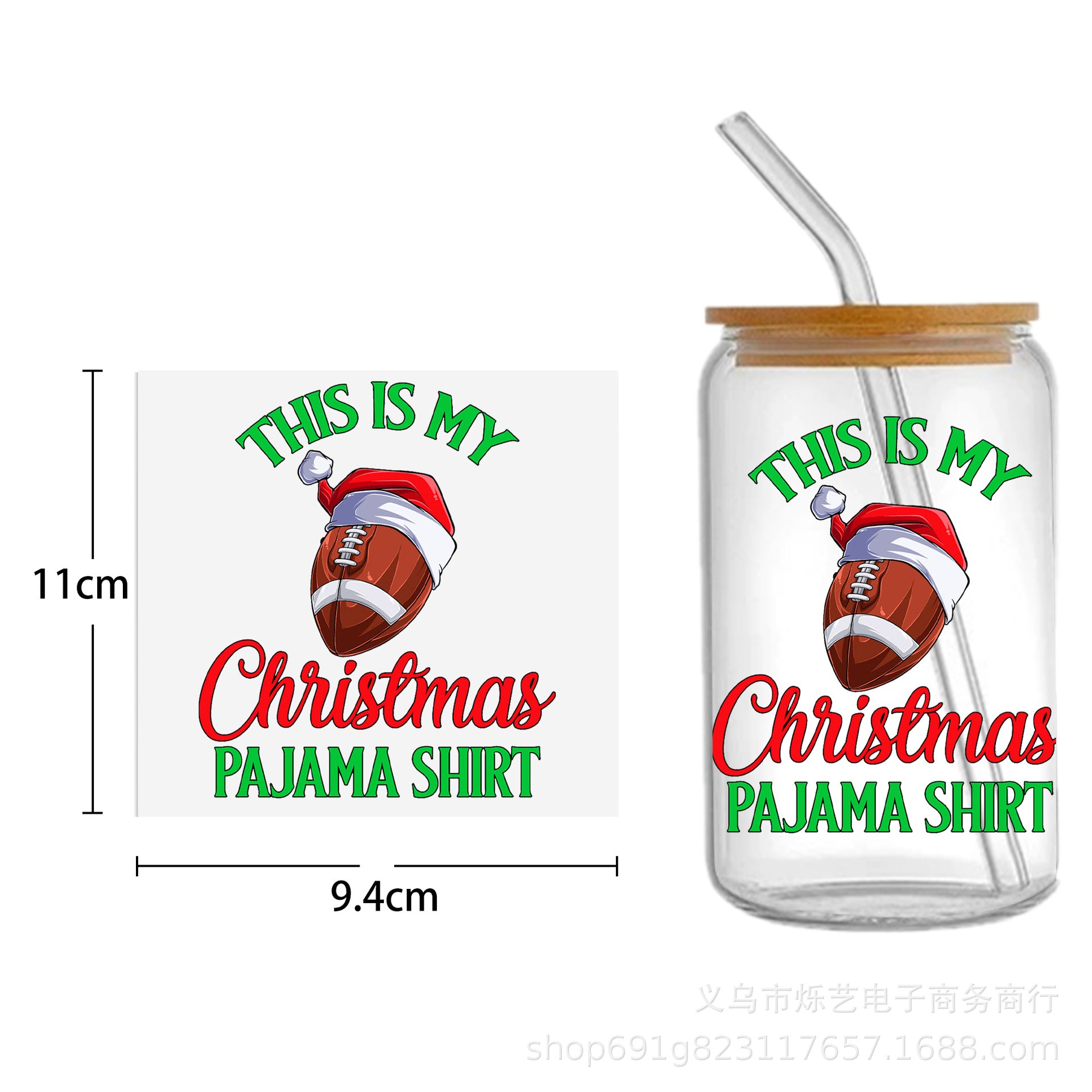 Wholesale Christmas series  Olaf  16oz Cup UV DTF Wraps