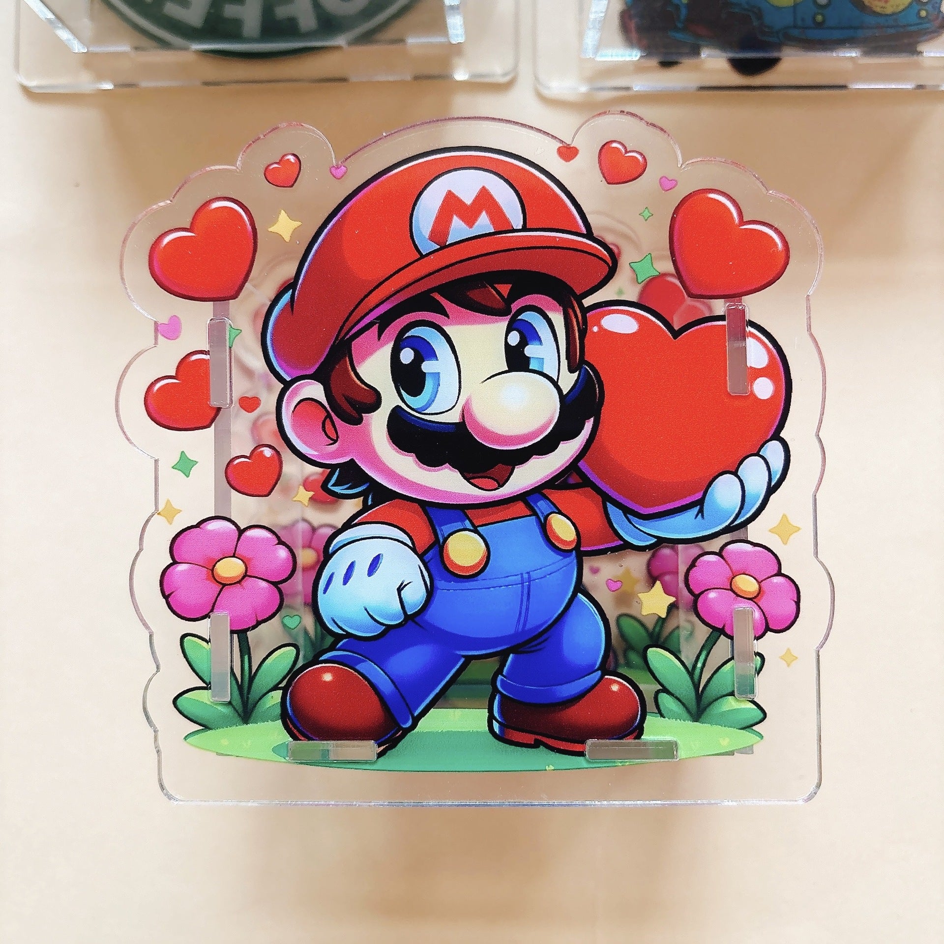 Wholesale  pen holder stationery case acrylic pen case creative gift cosmetic case 10cm