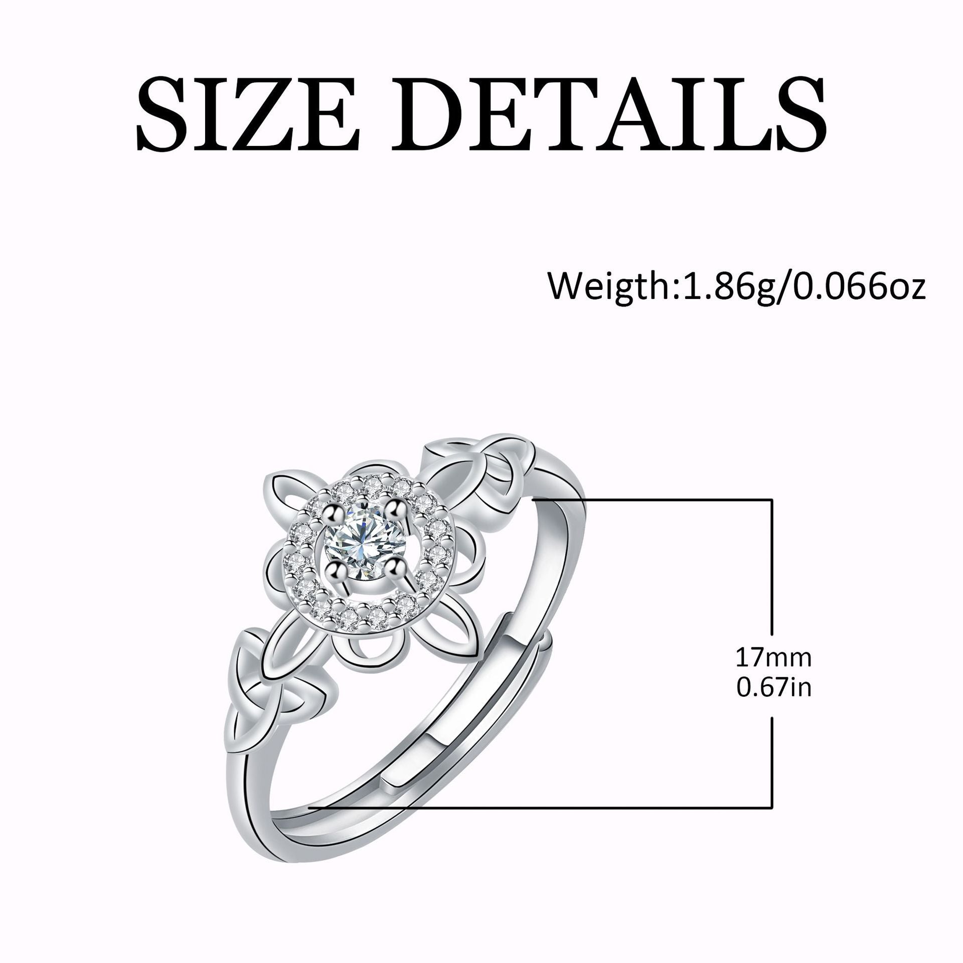 Wholesale Ring for women with a unique light luxury niche