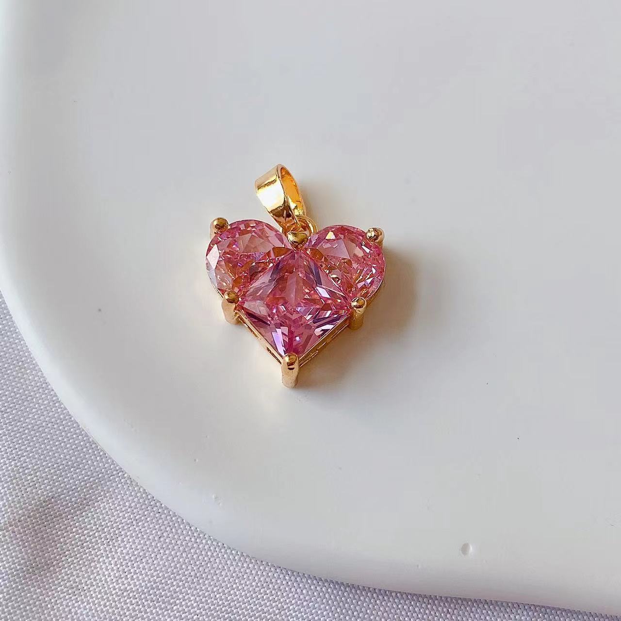 Wholesale 10PCS/pack Copper Micropaved Zirconia Necklace Accessories