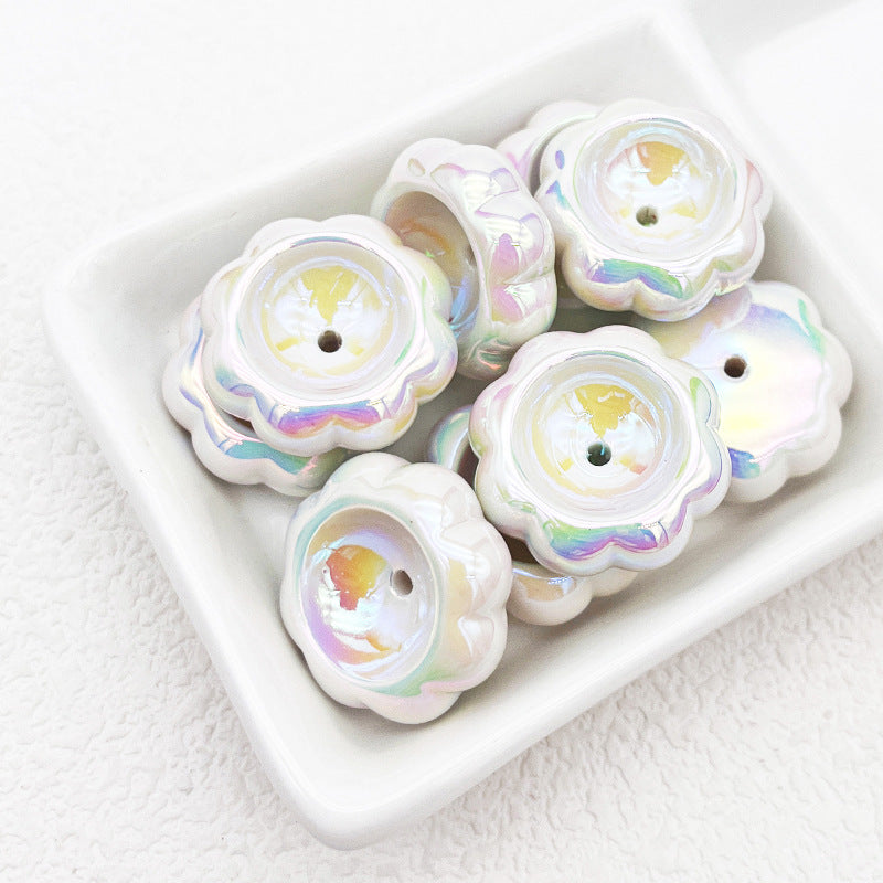 Wholesale Cloud Base Diy Loose Beads Special Shaped Bottom Beads Acrylic