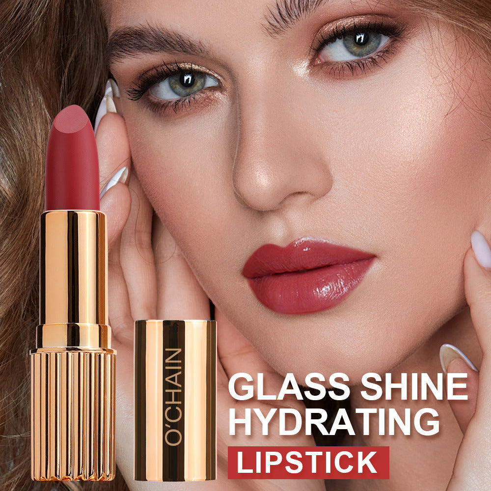 Wholesale No fading, no fading lipstick, no stain, lip plumping mirror moisturizing lipstick