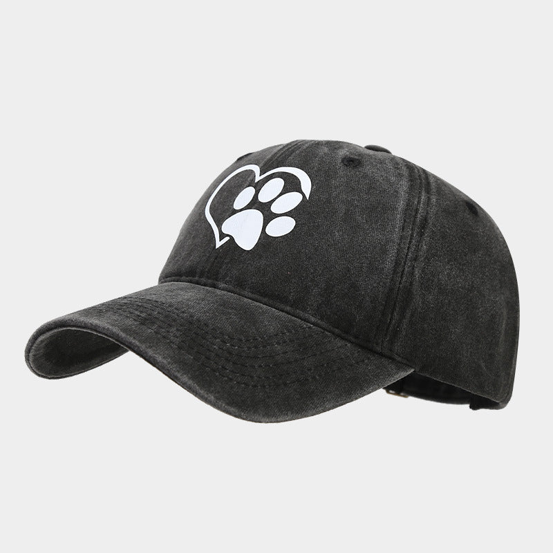 Wholesale Love Dog Claw Soft Top Cotton Baseball Hat