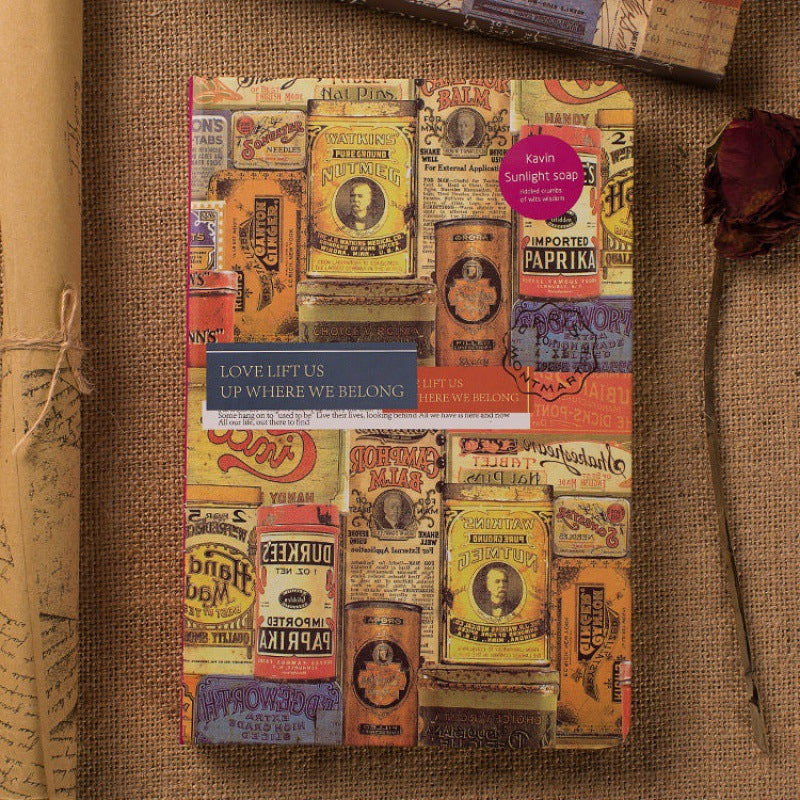 Wholesale Creative Ledger Color Page Illustration Notebook