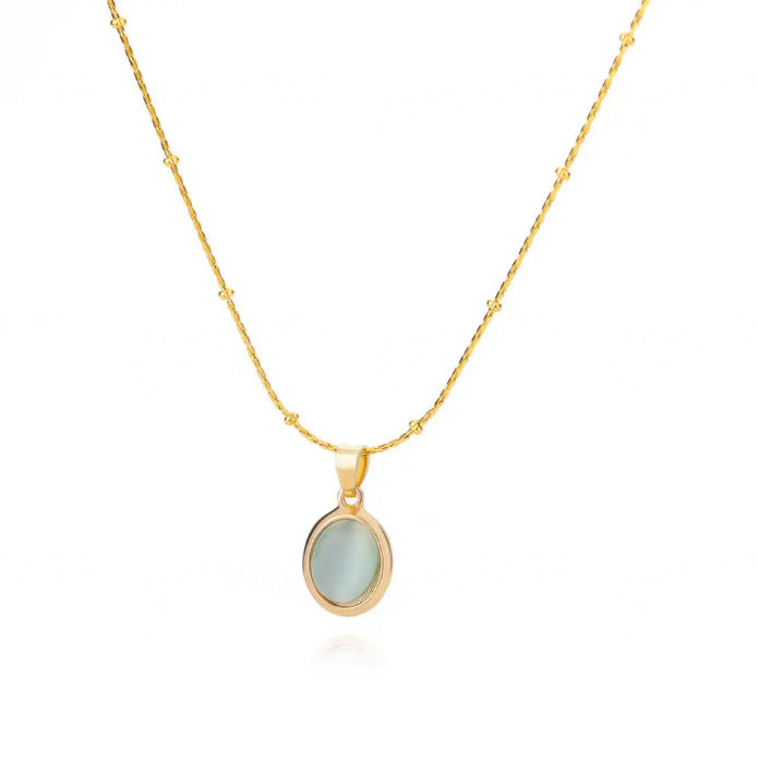 Wholesale irregular geometric pendant necklace stainless steel gold pendant