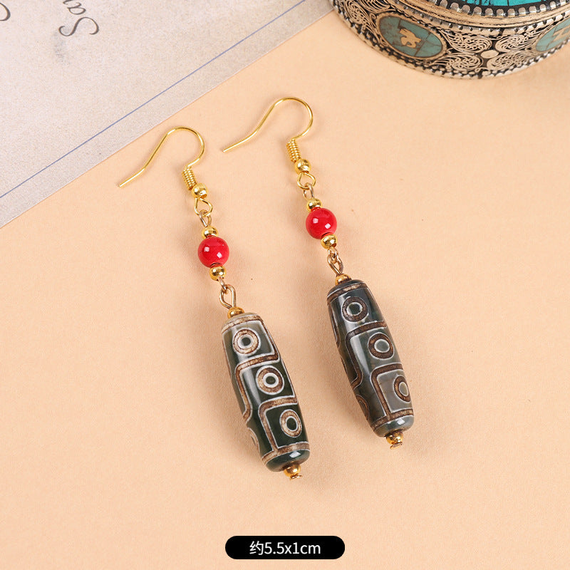 Wholesale Ethnic Style Retro Art Earrings