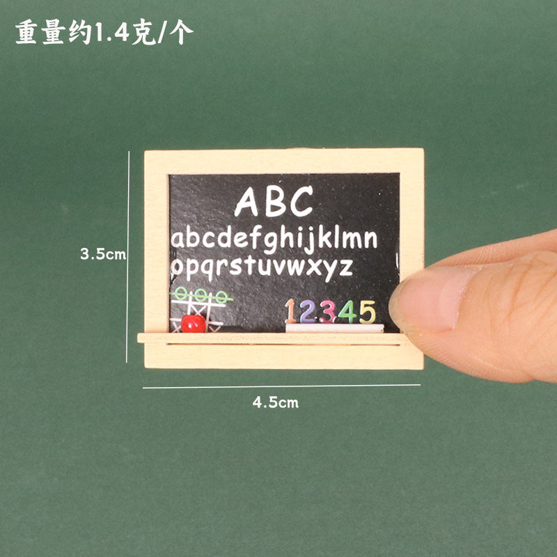 Wholesale Miniature Blackboard easel Gallery Decoration Doll Accessories