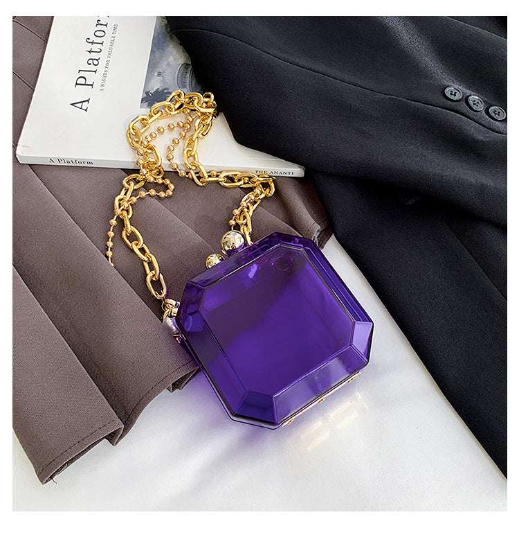 Mini bolso de hombro transparente de PVC al por mayor