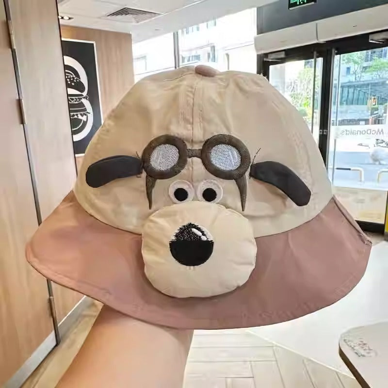 Wholesale Baby Cute Puppy Sunshade Bucket Hat