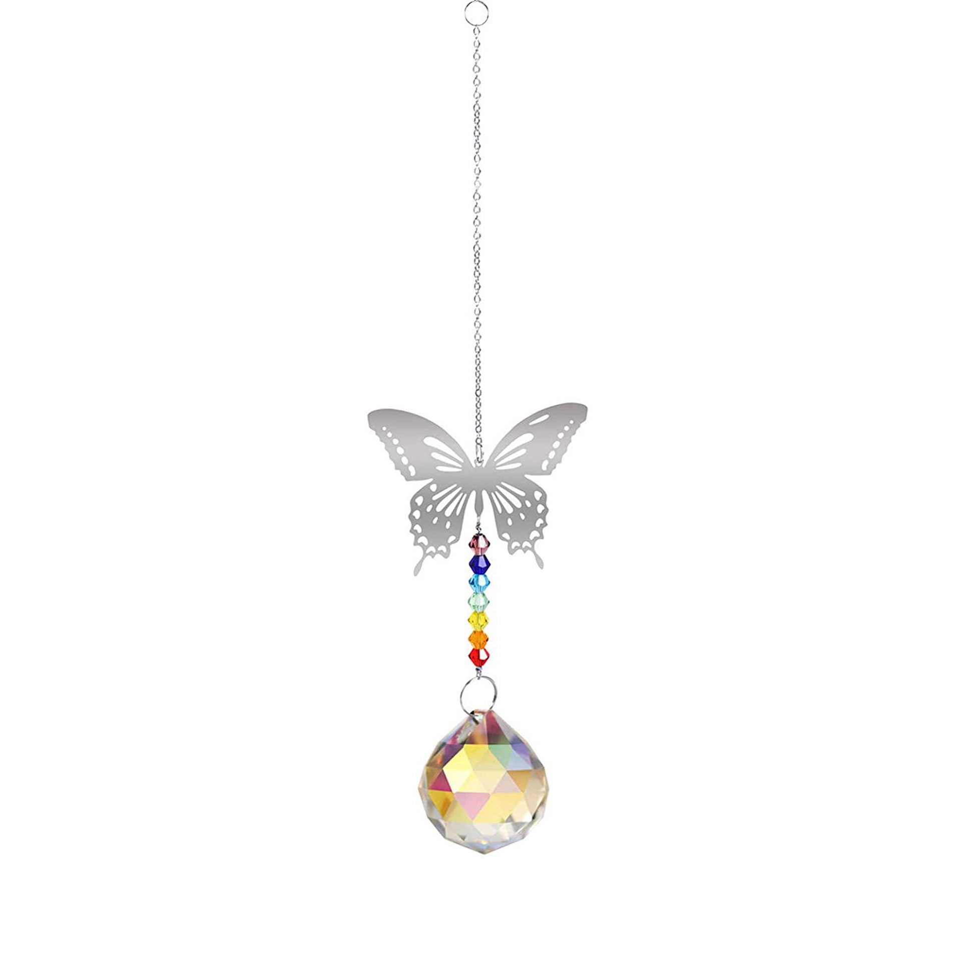 Wholesale Crystal Ball Prism Rainbow Maker Butterfly Dragonfly Pendant
