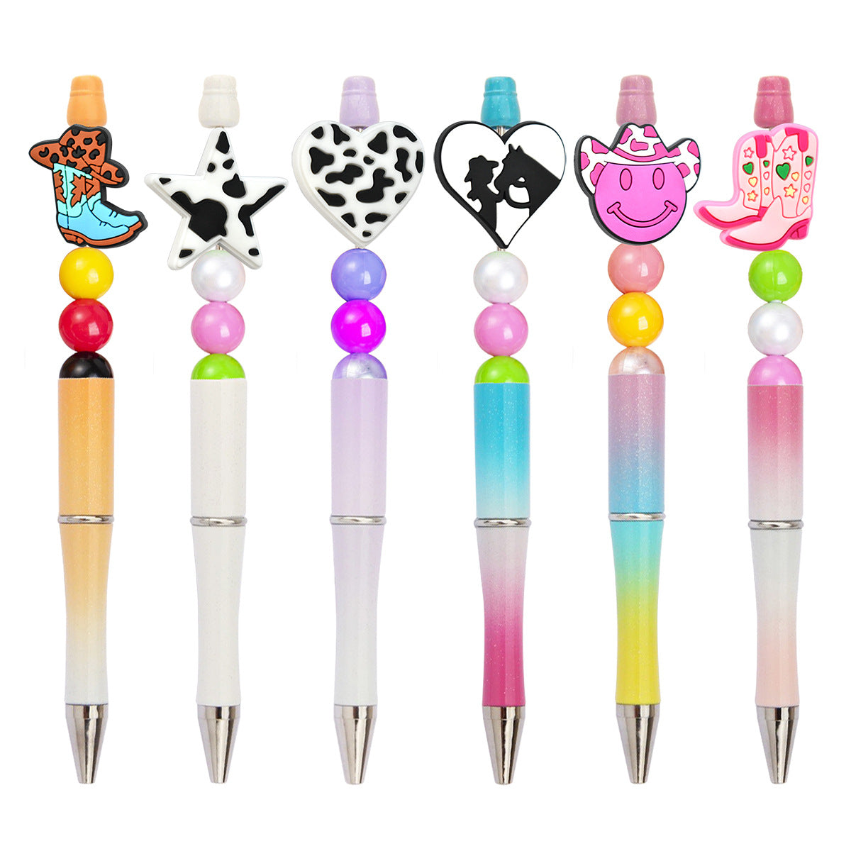 Wholesale Random100pcs/pack DIY Pen Beads High-Value Student Stationery Jewelry