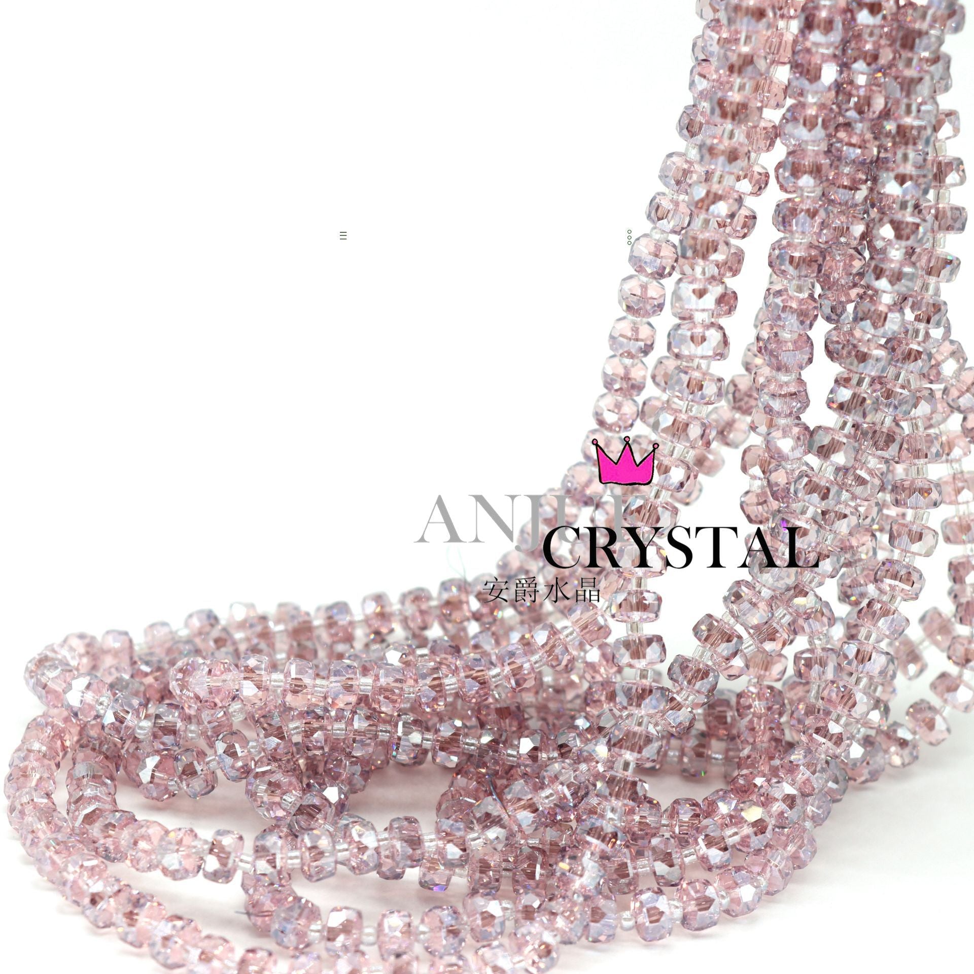 Wholesale 8mm Wheel Beads Crystal Beads