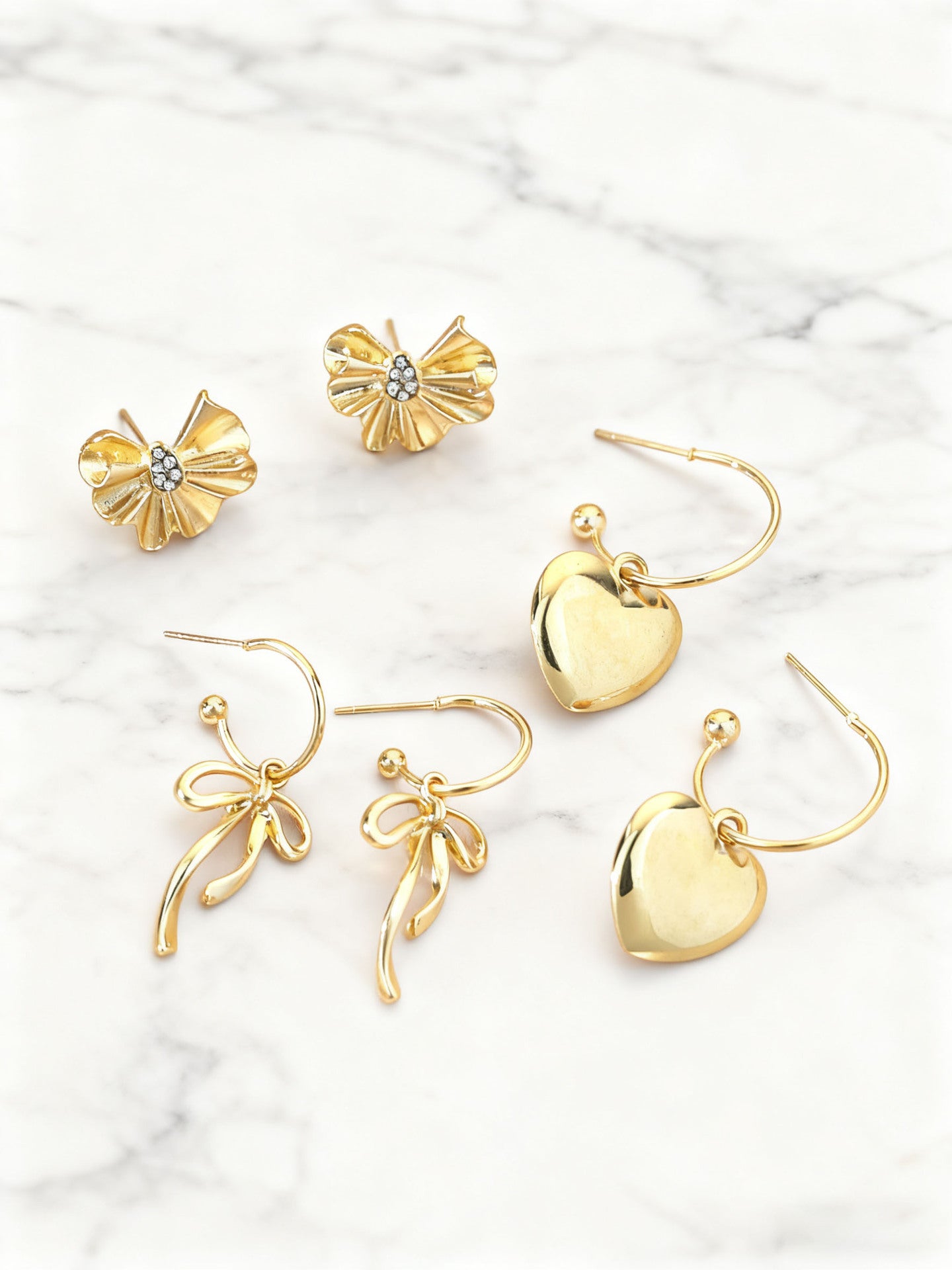 Wholesale Elegant and Unique Bow Starfish Stud Earring