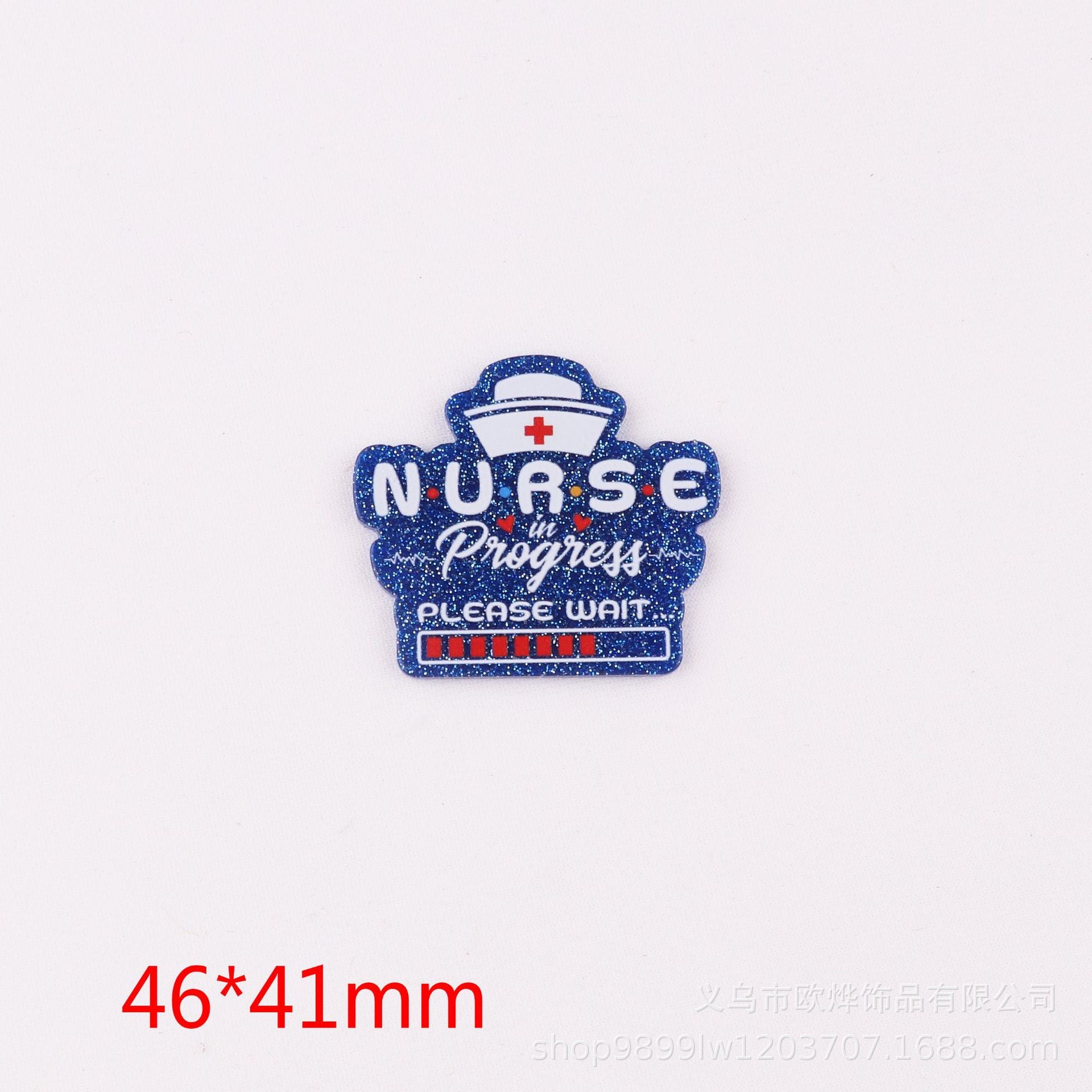 Wholesale 10PCS FlatBack Acrylic Pin Cute DIY Patch Accessories