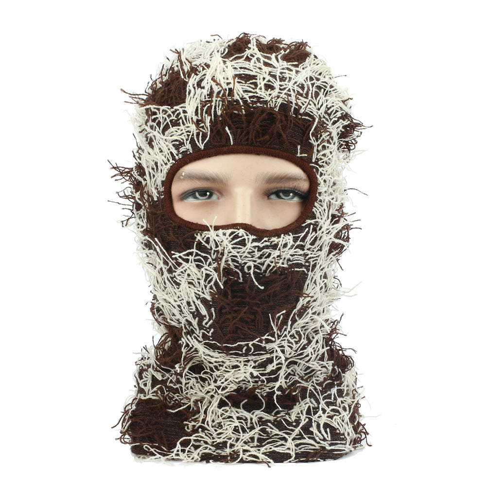 Wholesale Polyester Knitted Camouflage Head Cover