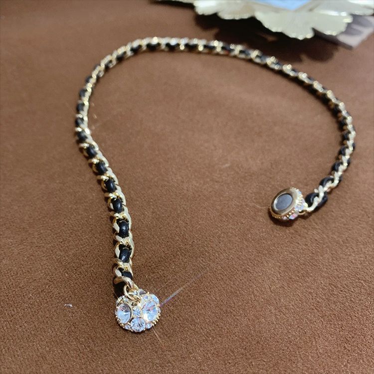 Wholesale Splicing Leather Cord Magnets Necklaces