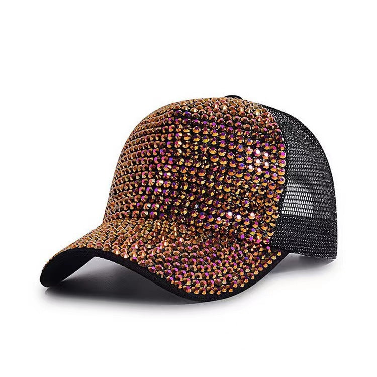 Wholesale 10PCS Rhinestone Breathable Baseball Caps