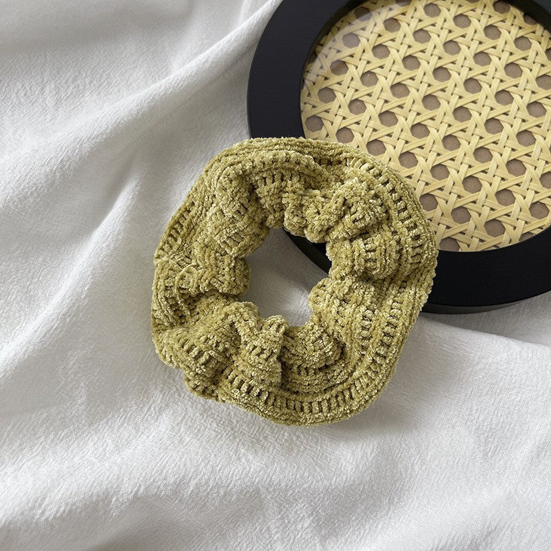 Wholesale Autumn and Winter Woolen Knitted Large Intestine Hair Ties