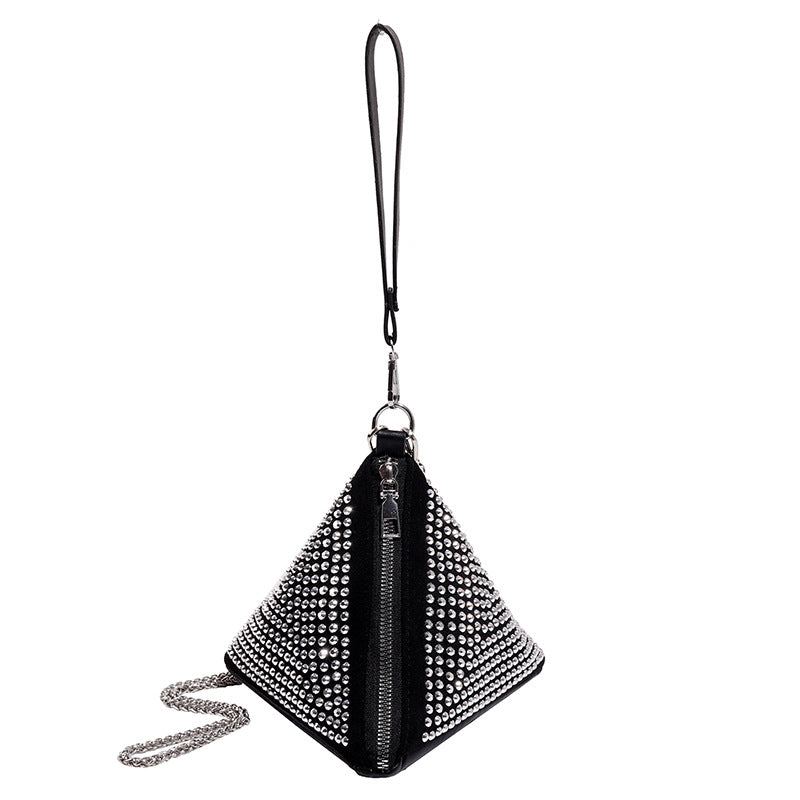 Wholesale Diamond Chain Handheld One Shoulder Crossbody Bag