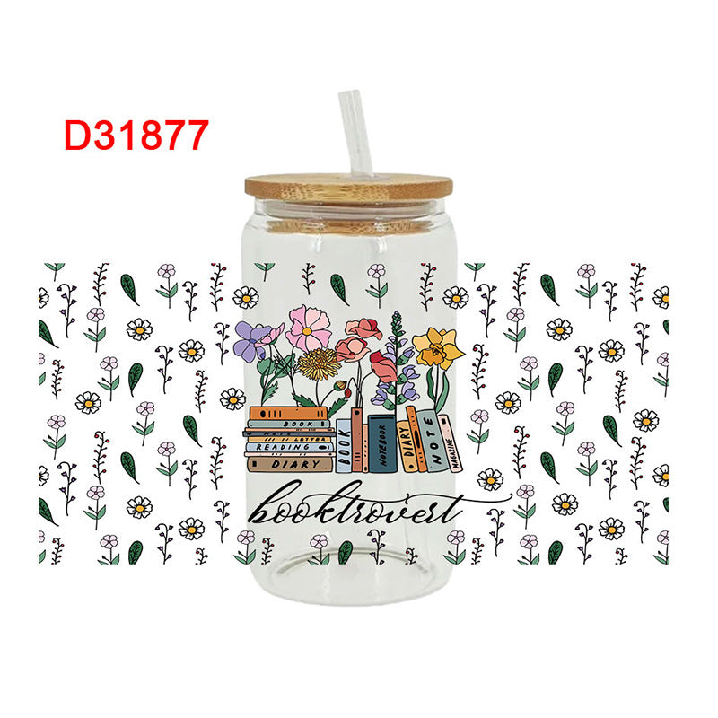 Wholesale Color Book Series 16oz Cup UV DTF Wraps